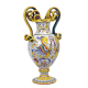 VASE W/SERP. HNDLS