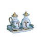 CRUET SET WITH STOPPERS