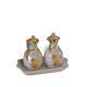 CRUET SET WITH STOPPERS