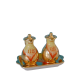 CRUET SET WITH STOPPERS