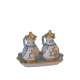 CRUET SET WITH STOPPERS